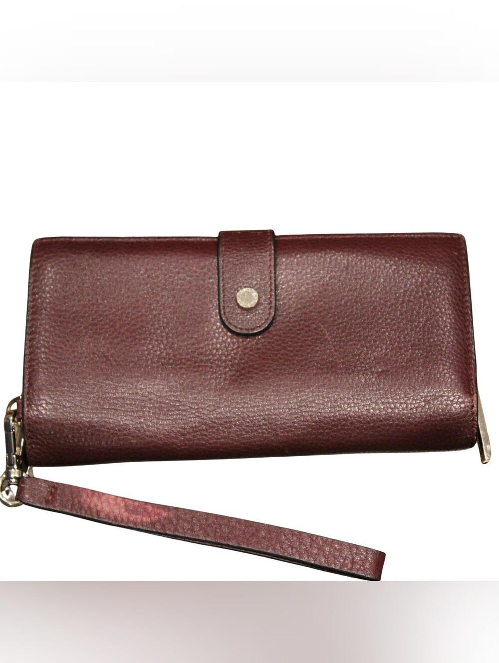 2/$30 🏷 Danier Leather Maroon Wallet Clutch